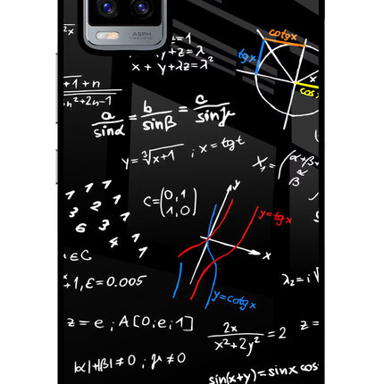 Mathematics Formula Vivo V20 Glass Case Back Cover by Casekaro