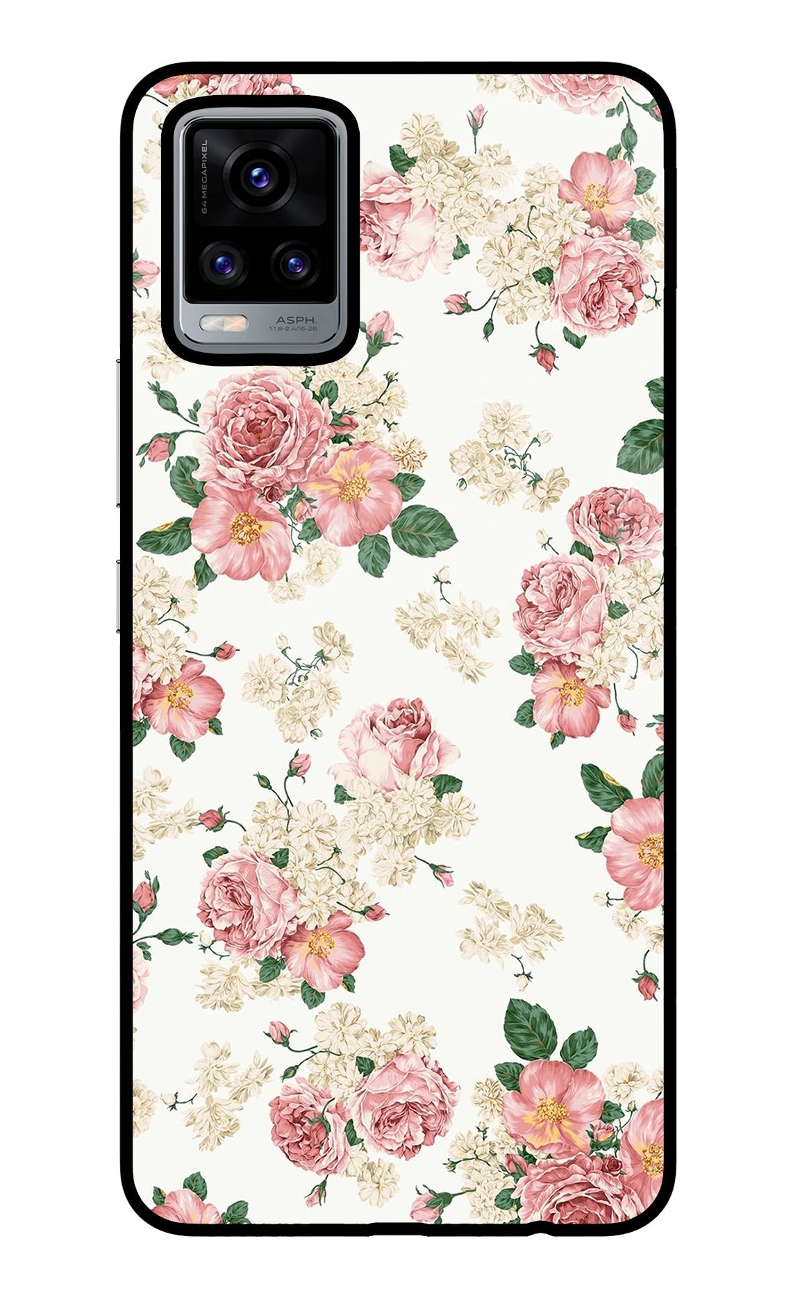 Flowers Vivo V20 Back Cover