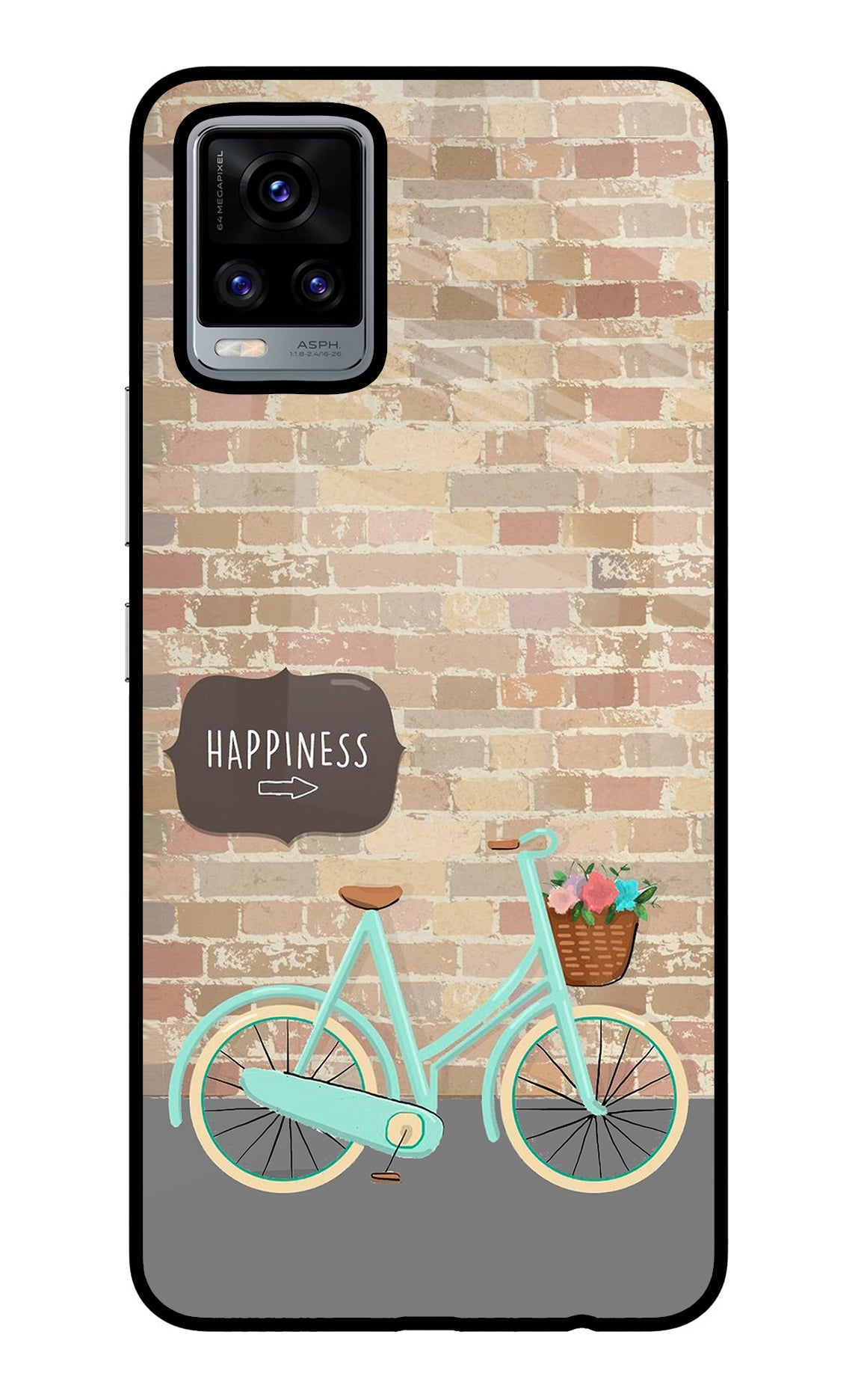 Happiness Artwork Vivo V20 Back Cover