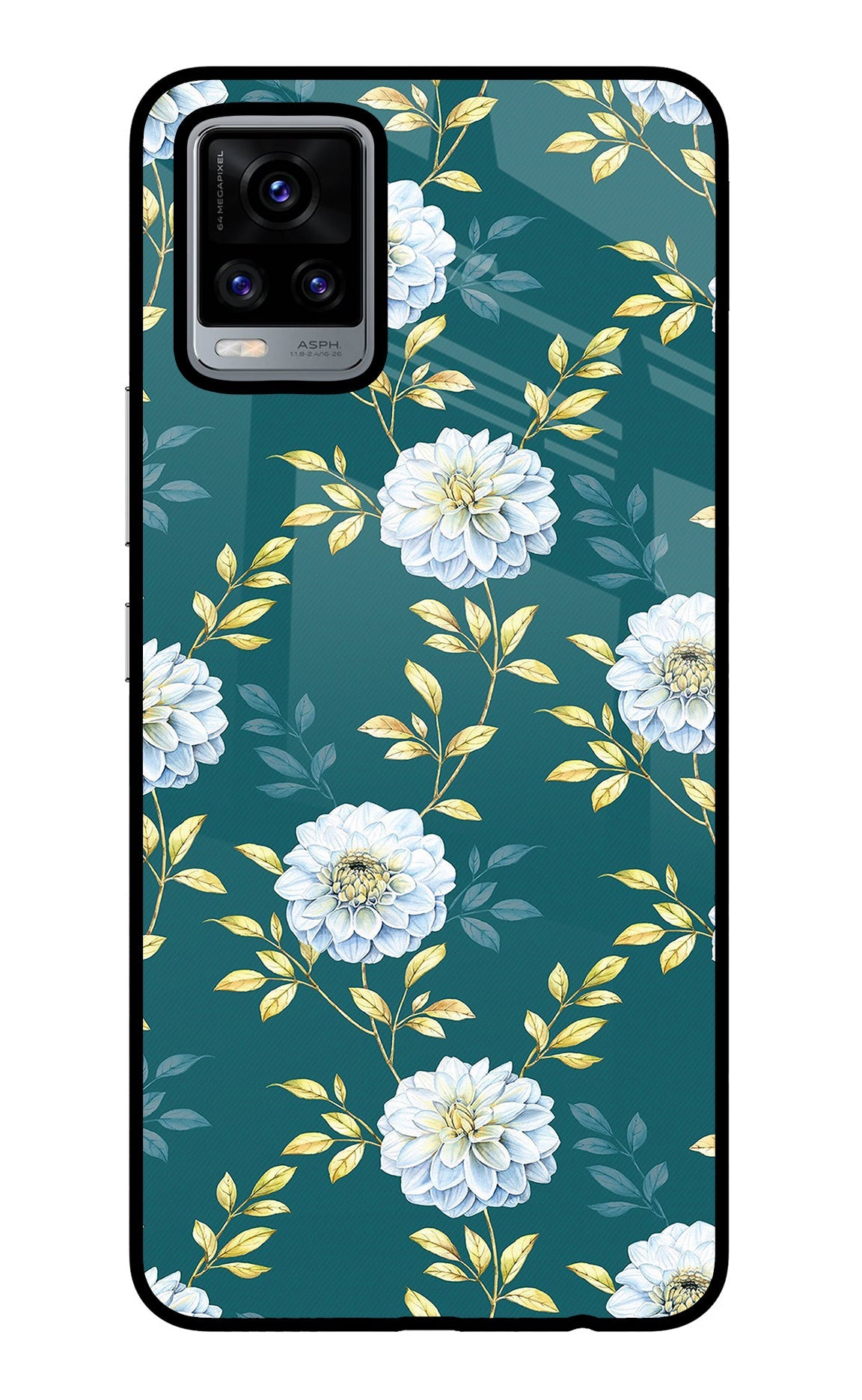 Flowers Vivo V20 Back Cover