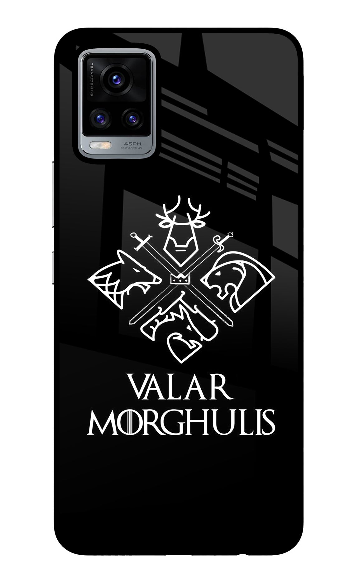 Valar Morghulis | Game Of Thrones Vivo V20 Glass Case