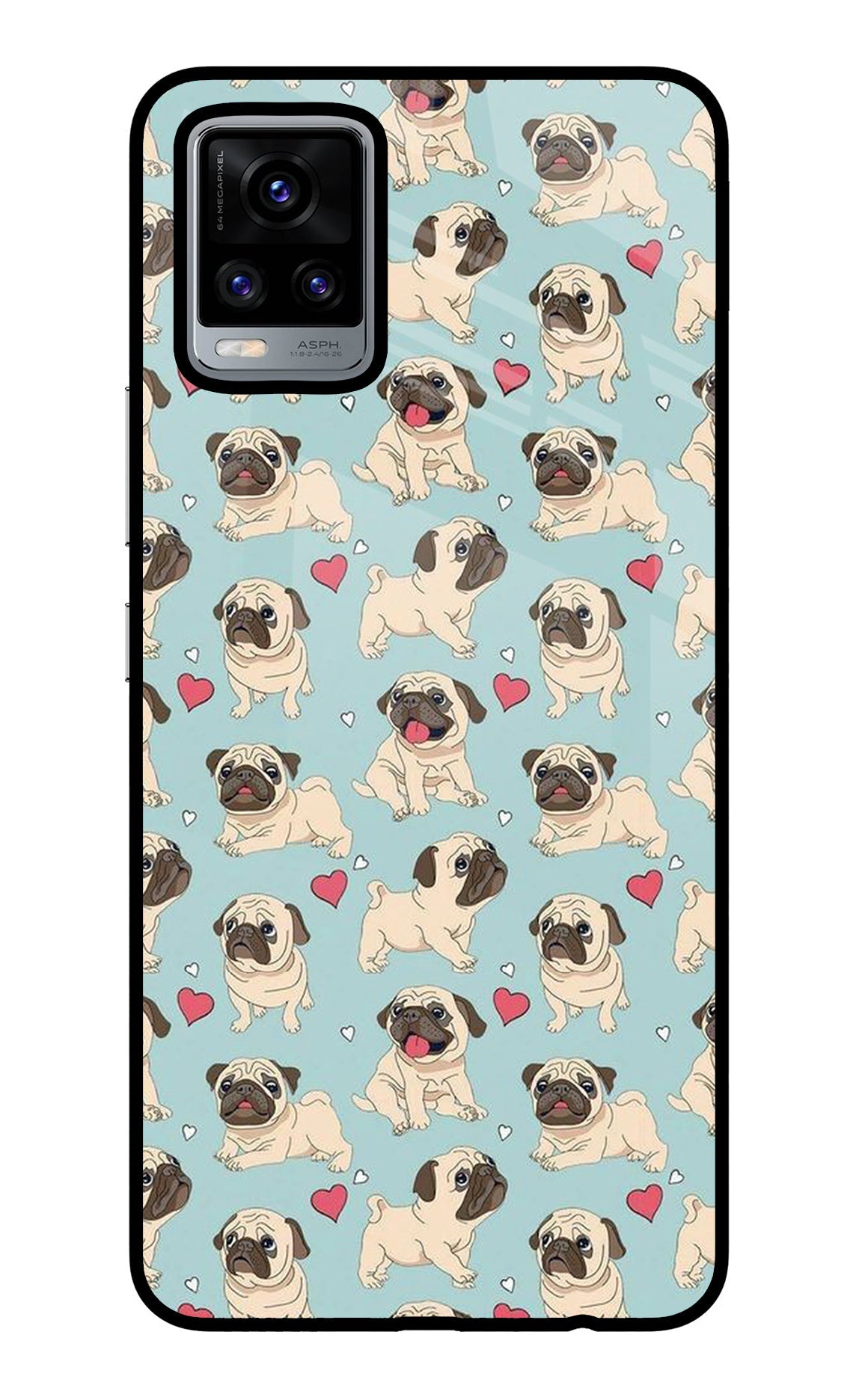 Pug Dog Vivo V20 Back Cover