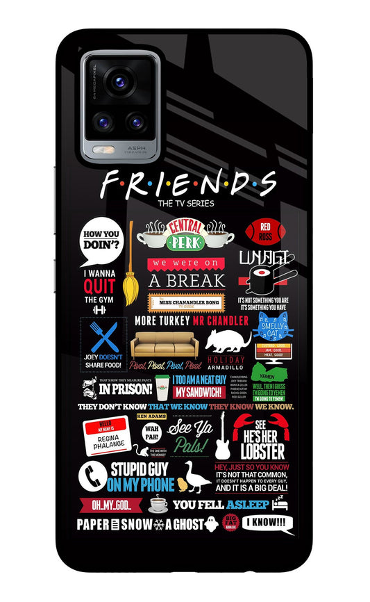 FRIENDS Vivo V20 Glass Case