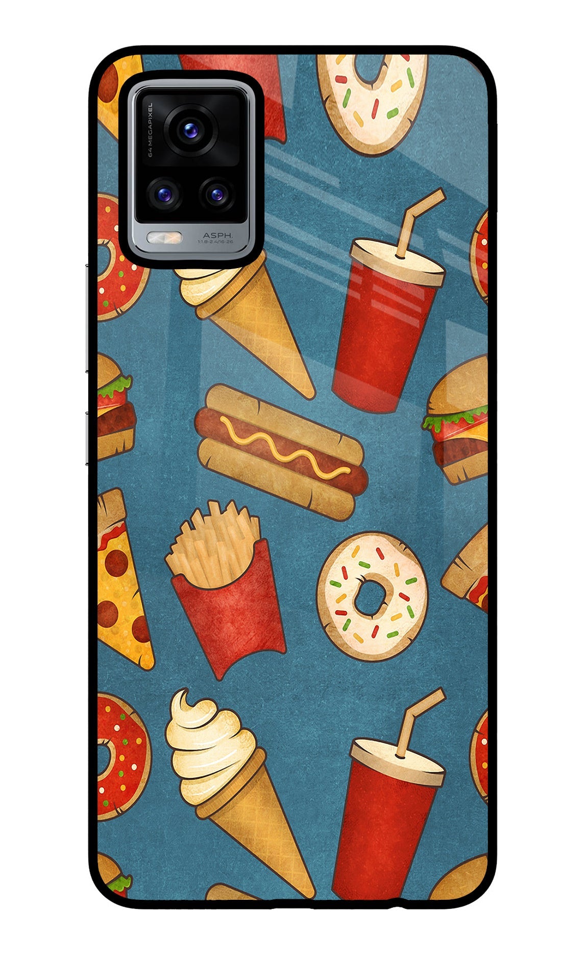 Foodie Vivo V20 Back Cover