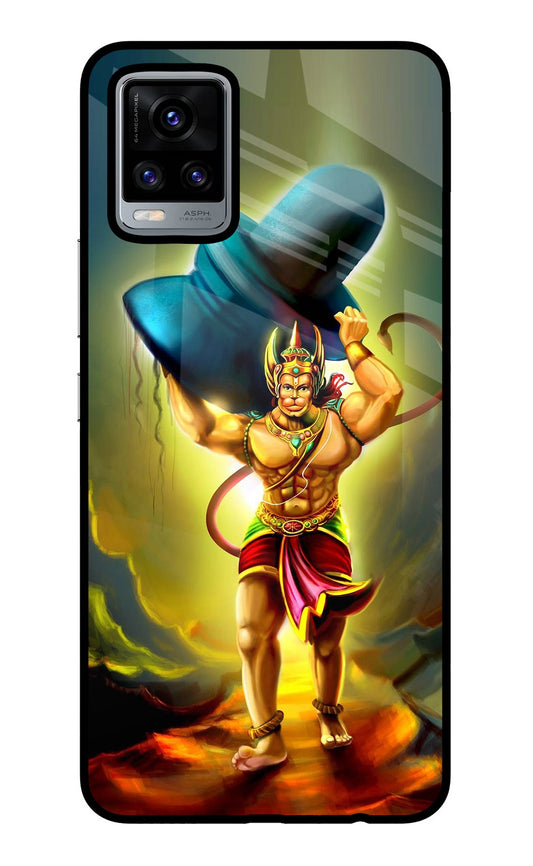 Lord Hanuman Vivo V20 Glass Case