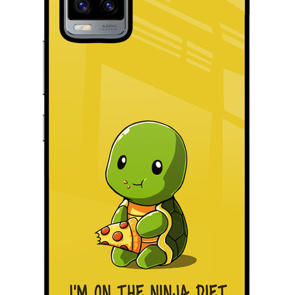 I'm on Ninja Diet Vivo V20 Glass Case Back Cover by Casekaro