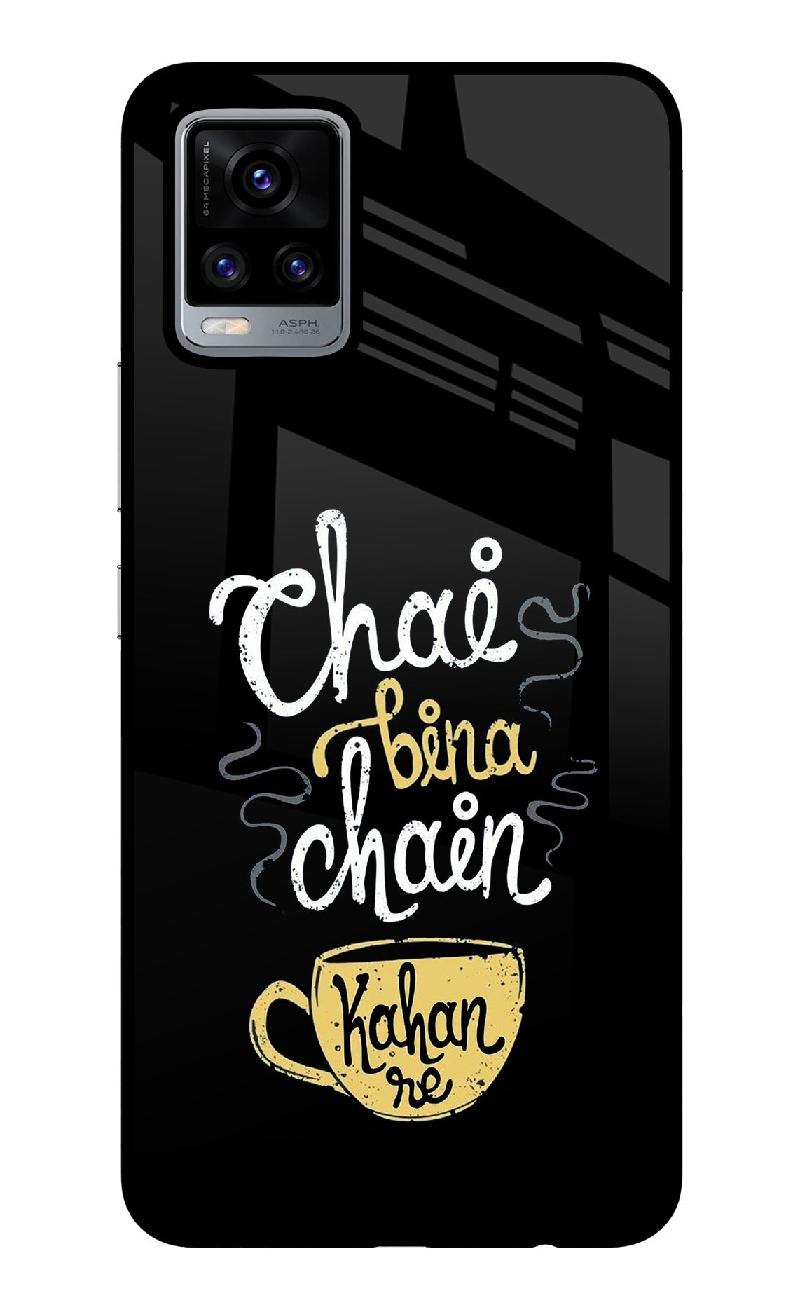 Chai Bina Chain Kaha Re Vivo V20 Back Cover