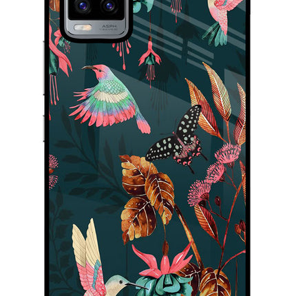 Birds Vivo V20 Glass Case