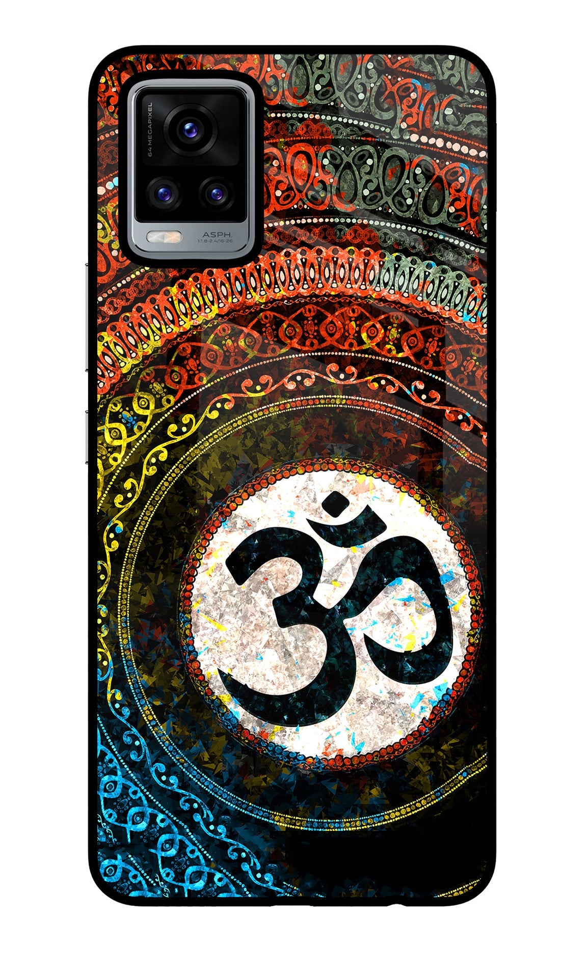 Om Cultural Vivo V20 Glass Case