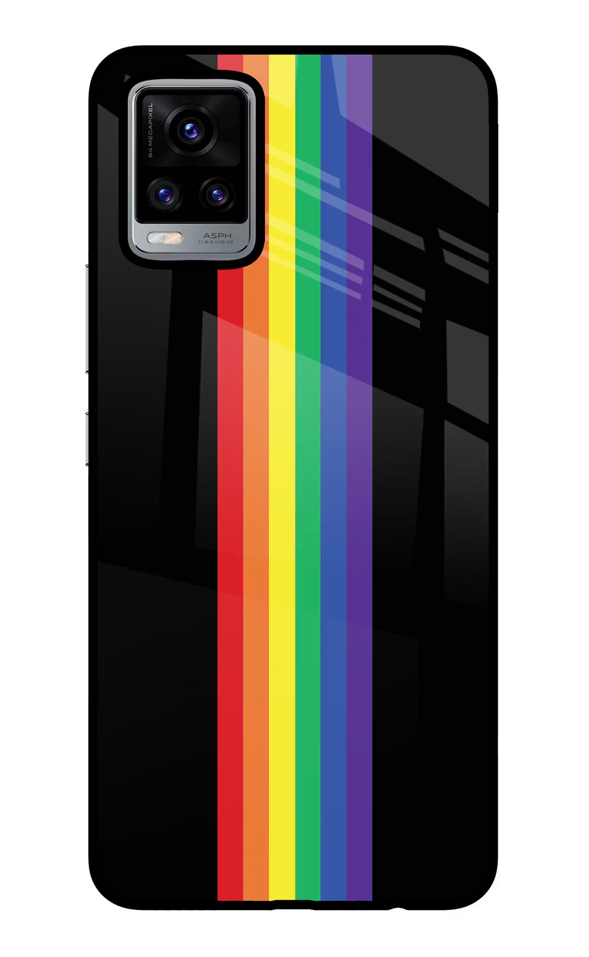 Pride Vivo V20 Glass Case Back Cover by Casekaro