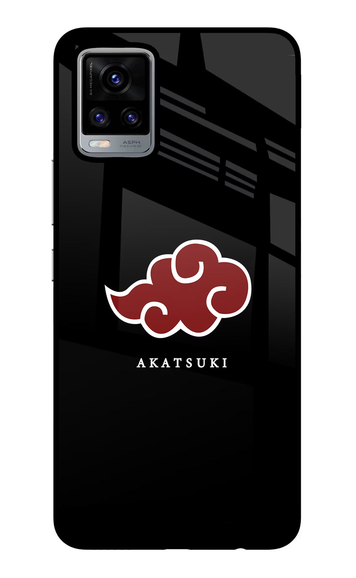 Akatsuki Vivo V20 Glass Case Back Cover by Casekaro