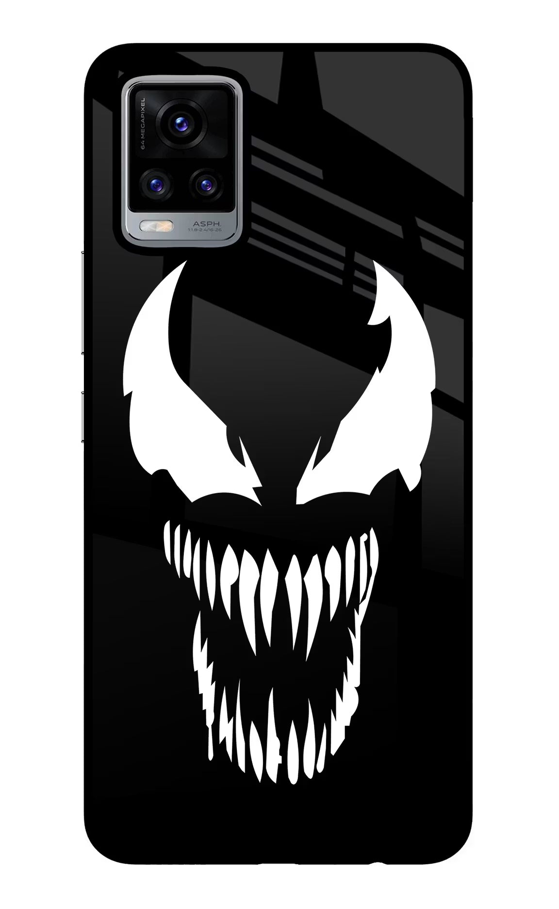 Venom Vivo V20 Glass Case Back Cover by Casekaro