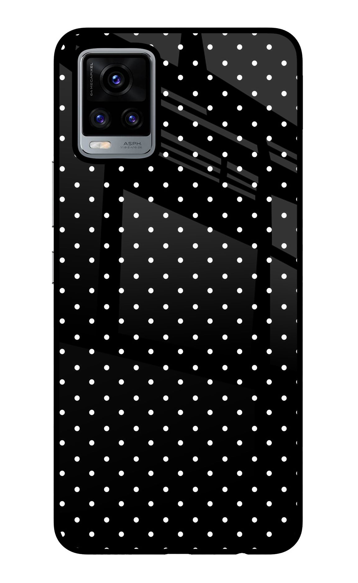 White Dots Vivo V20 Back Cover