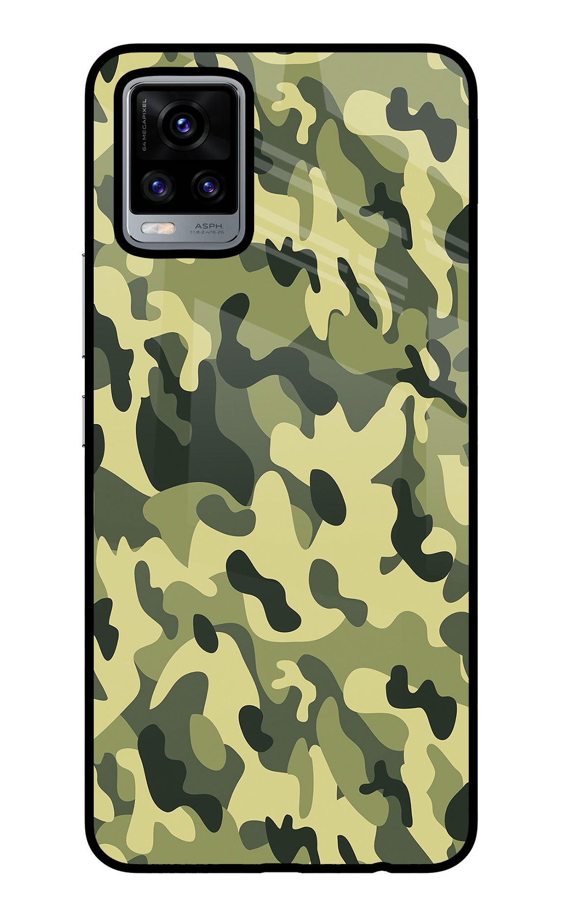 Camouflage Vivo V20 Back Cover