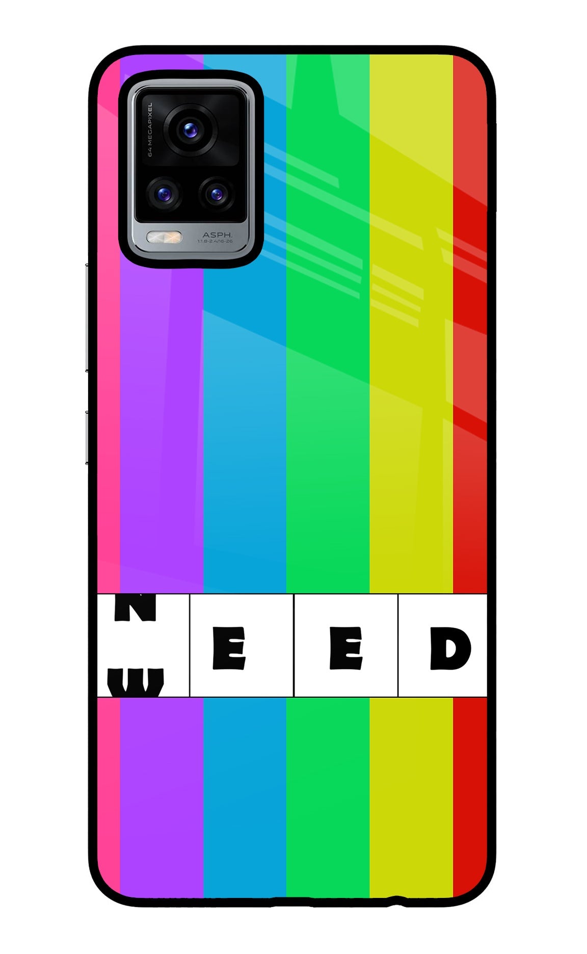 Need Weed Vivo V20 Glass Case