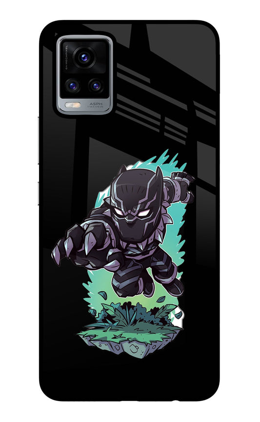 Black Panther Vivo V20 Glass Case