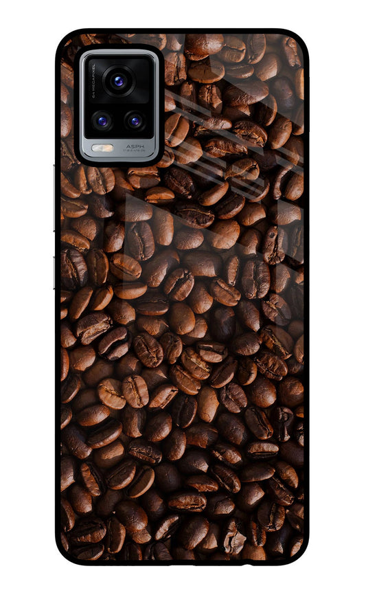 Coffee Beans Vivo V20 Glass Case
