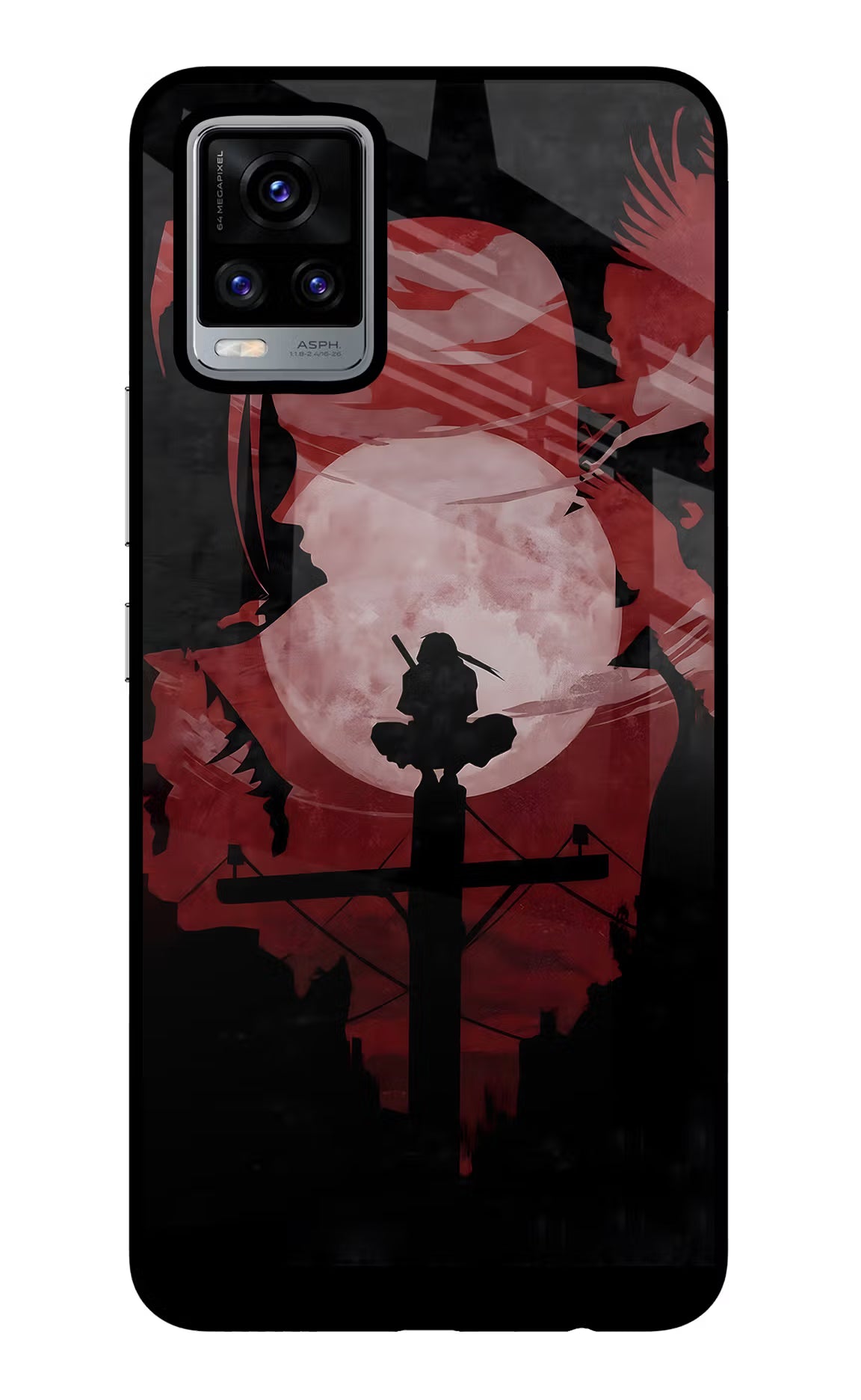 Naruto Anime Vivo V20 Glass Case