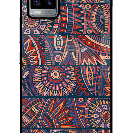 African Culture Design Vivo V20 Glass Case Back Cover by Casekaro