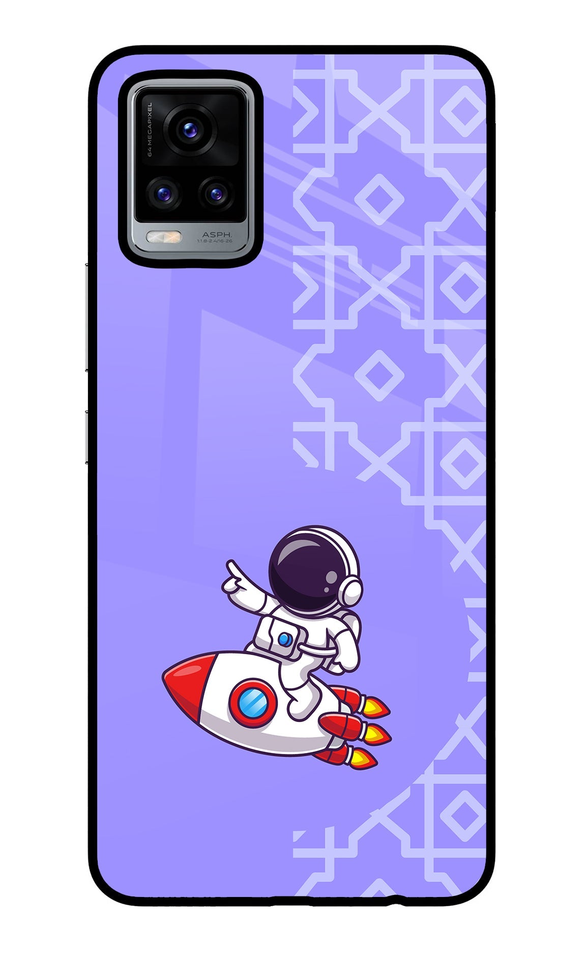 Cute Astronaut Vivo V20 Back Cover