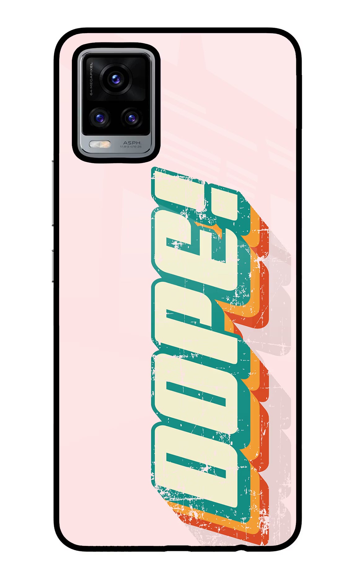 Dope Vivo V20 Glass Case Back Cover by Casekaro