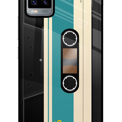 Cassette Vivo V20 Glass Case Back Cover by Casekaro