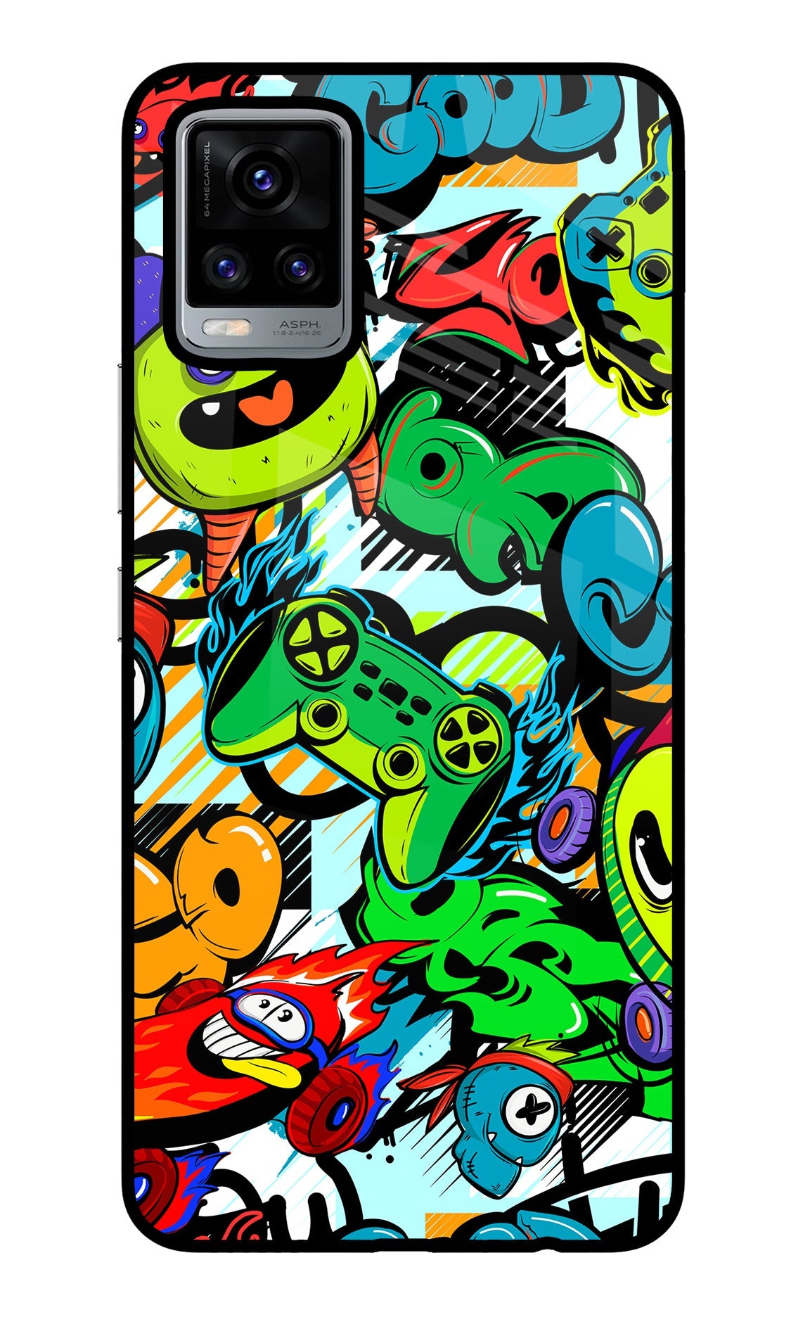 Game Doodle Vivo V20 Back Cover