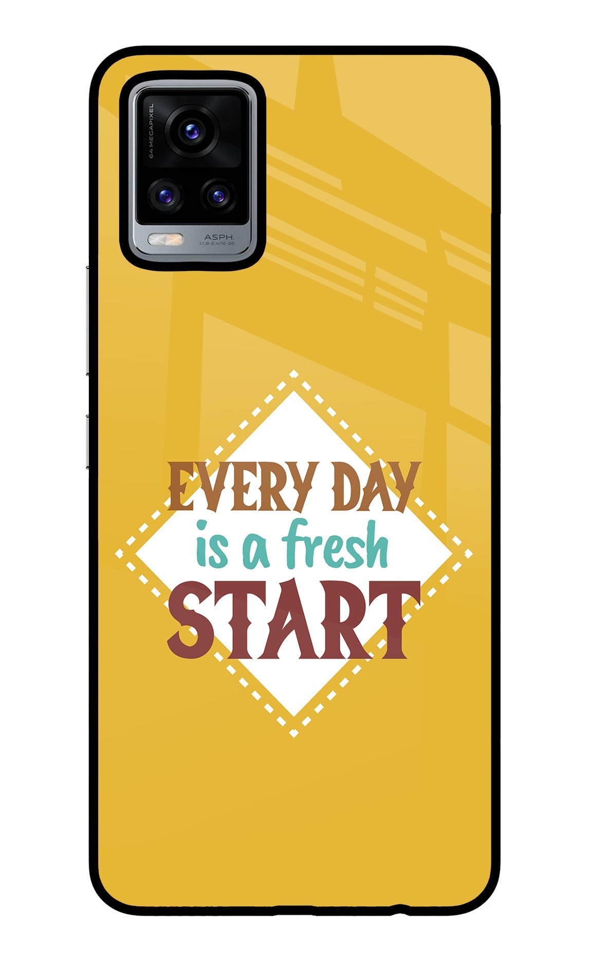 Every day is a Fresh Start Vivo V20 Back Cover