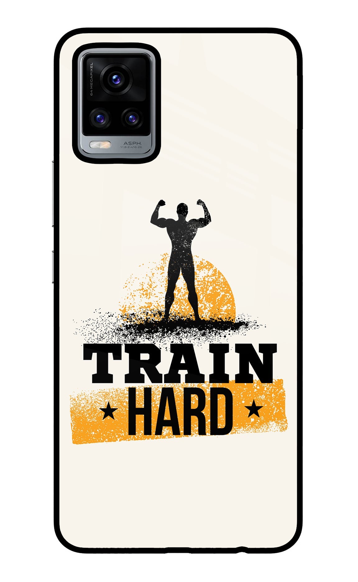 Train Hard Vivo V20 Back Cover