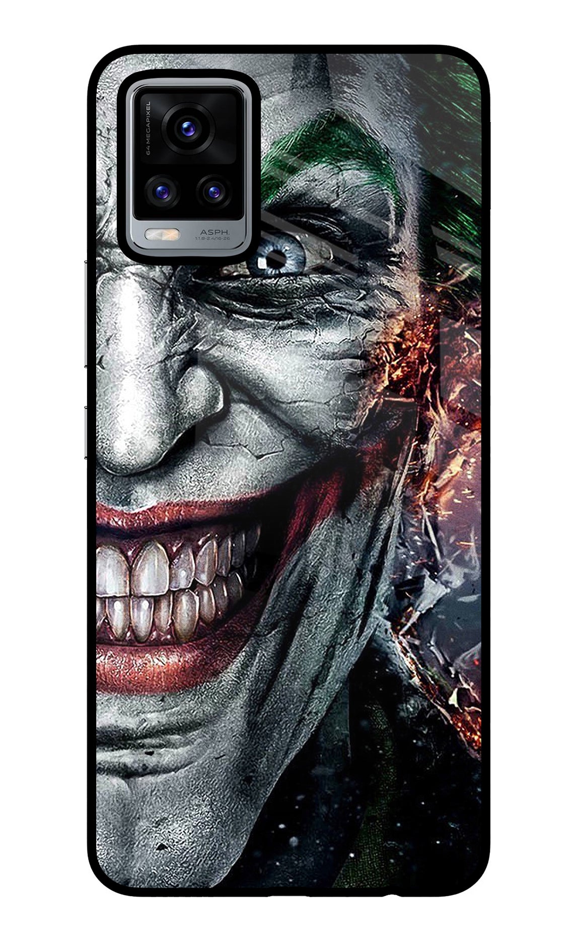 Joker Cam Vivo V20 Glass Case