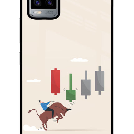 Bull Trading Momentum Vivo V20 Glass Case