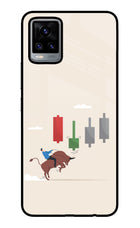 Bull Trading Momentum Vivo V20 Glass Case