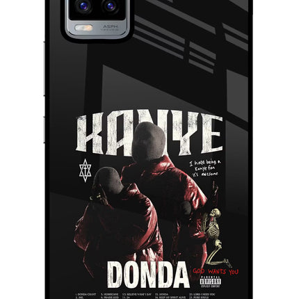 Donda Kanye West Vivo V20 Glass Case