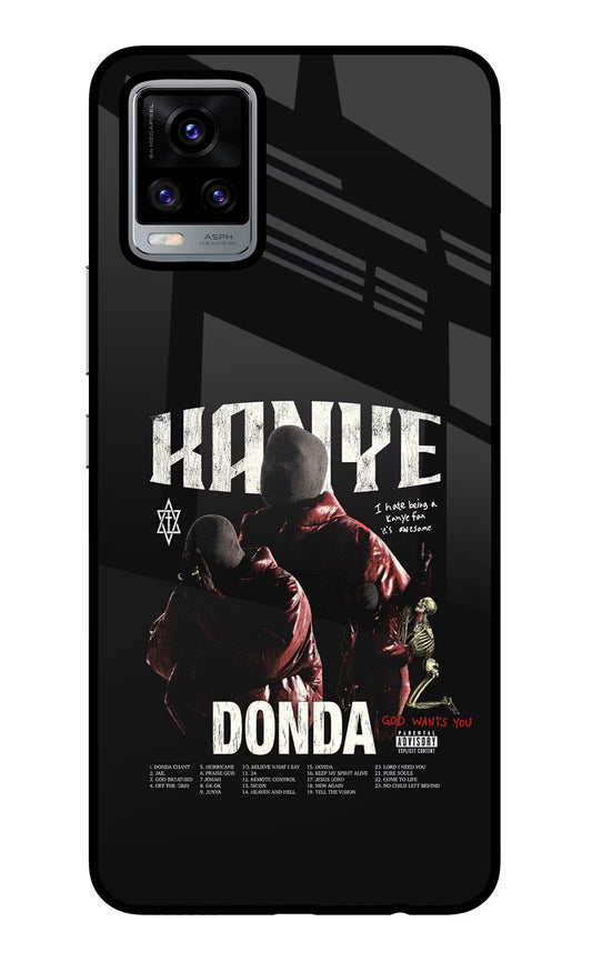 Donda Kanye West Vivo V20 Glass Case