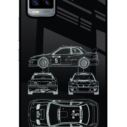 WRC'99 Vivo V20 Glass Case