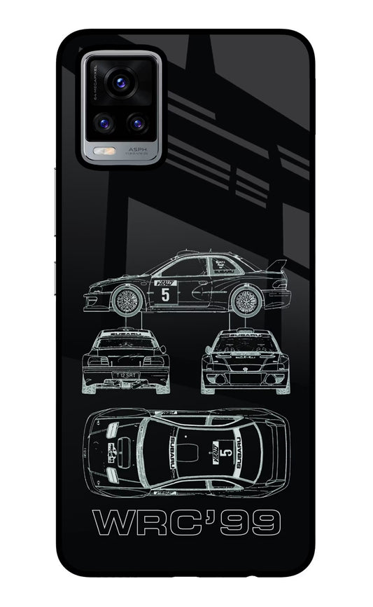WRC'99 Vivo V20 Glass Case