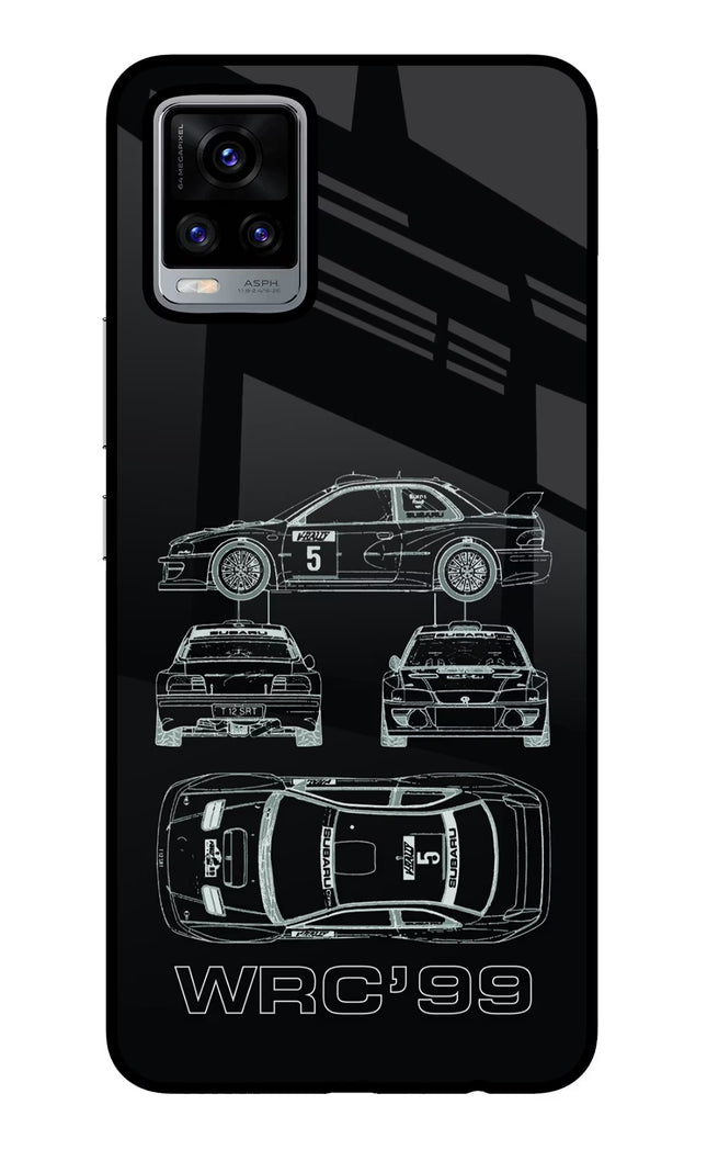 WRC'99 Vivo V20 Glass Case