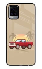 Desert Classic Drive Vivo V20 Glass Case