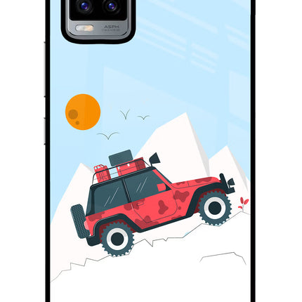 Mountain Trail Beast Vivo V20 Glass Case