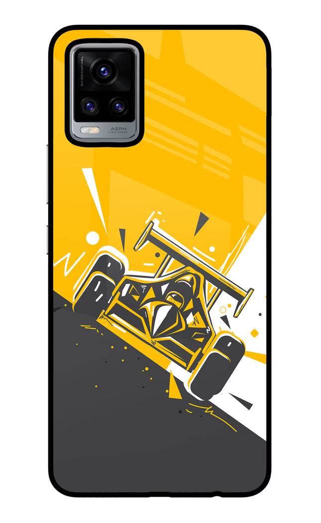 Track King Vivo V20 Glass Case