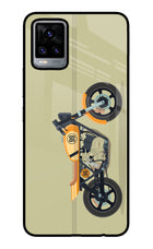 Vertical Speedster Vivo V20 Glass Case