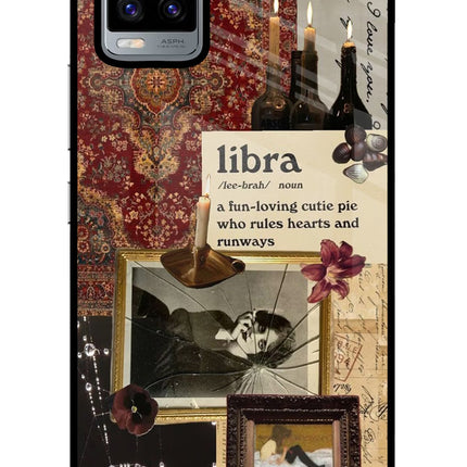 Libra Zodiac Vivo V20 Glass Case