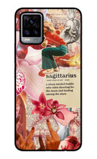 Sagittarius Zodiac Vivo V20 Glass Case