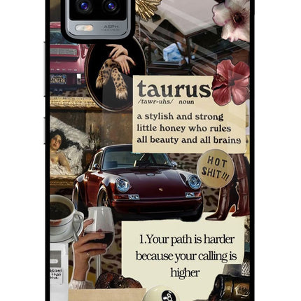 Taurus Zodiac Vivo V20 Glass Case