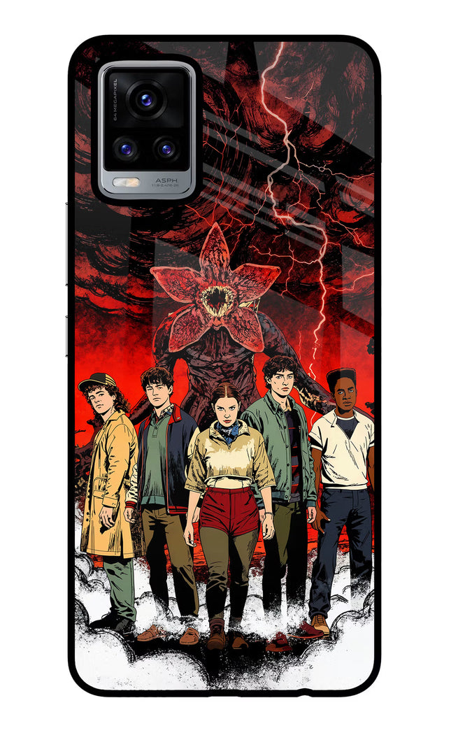 Ordinary Things Characters Vivo V20 Glass Case