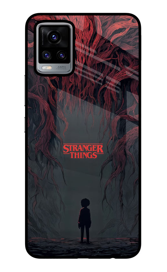 Ordinary Things Dark Side Vivo V20 Glass Case