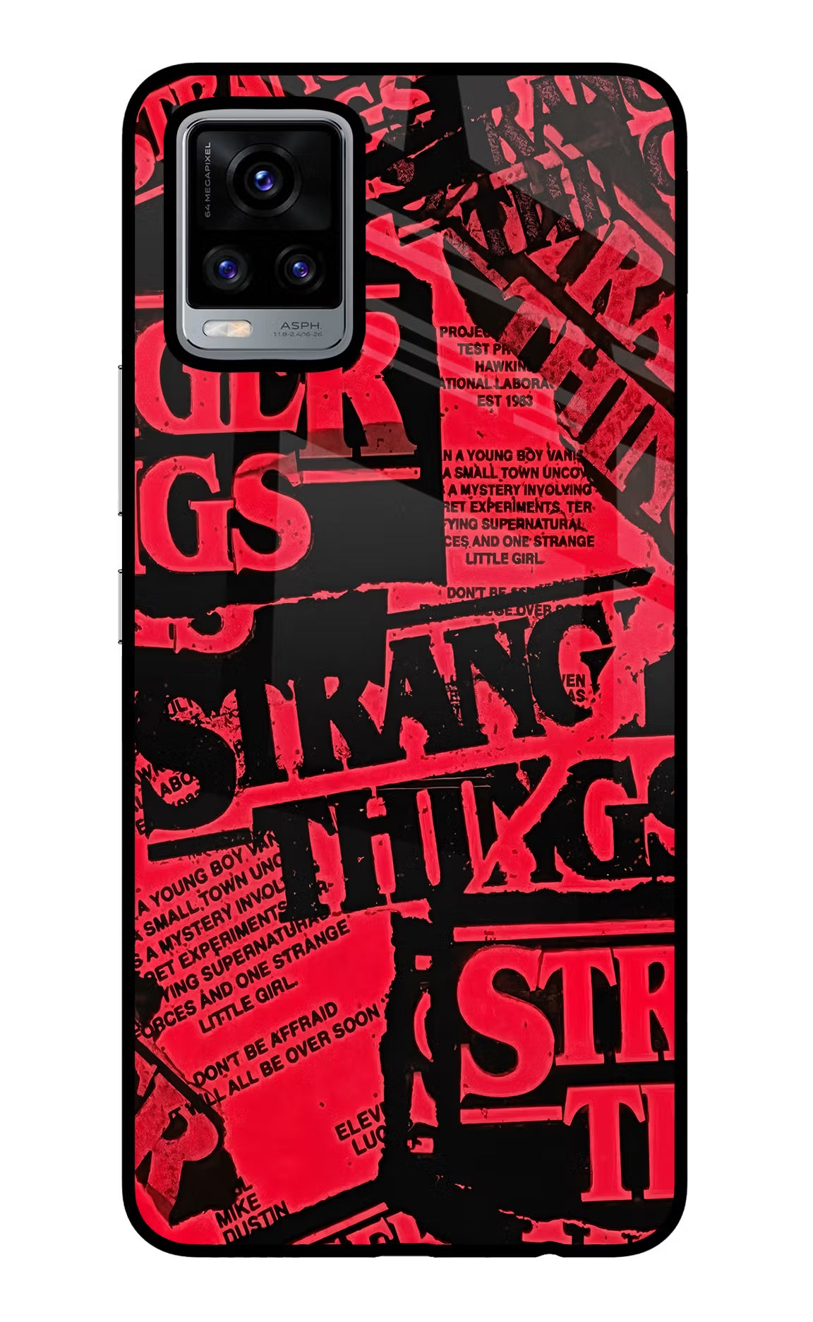Ordinary Things Vivo V20 Glass Case Back Cover by Casekaro