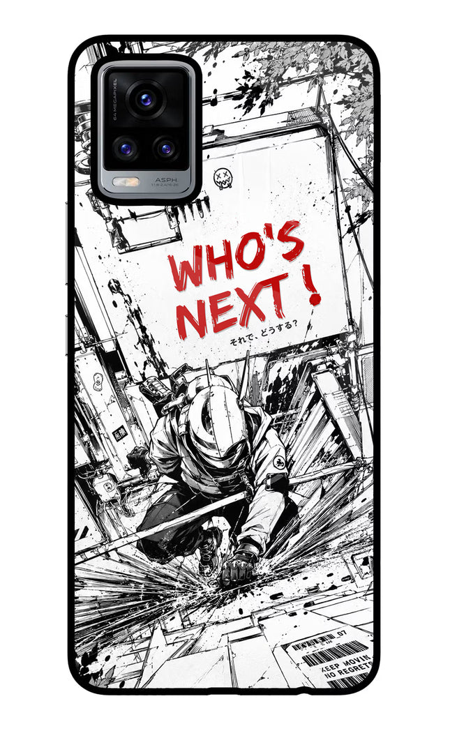 Who's Next Vivo V20 Glass Case