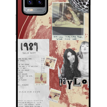 Taylor Swift Vivo V20 Glass Case