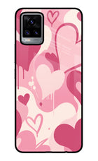 Hearty case Vivo V20 Glass Case